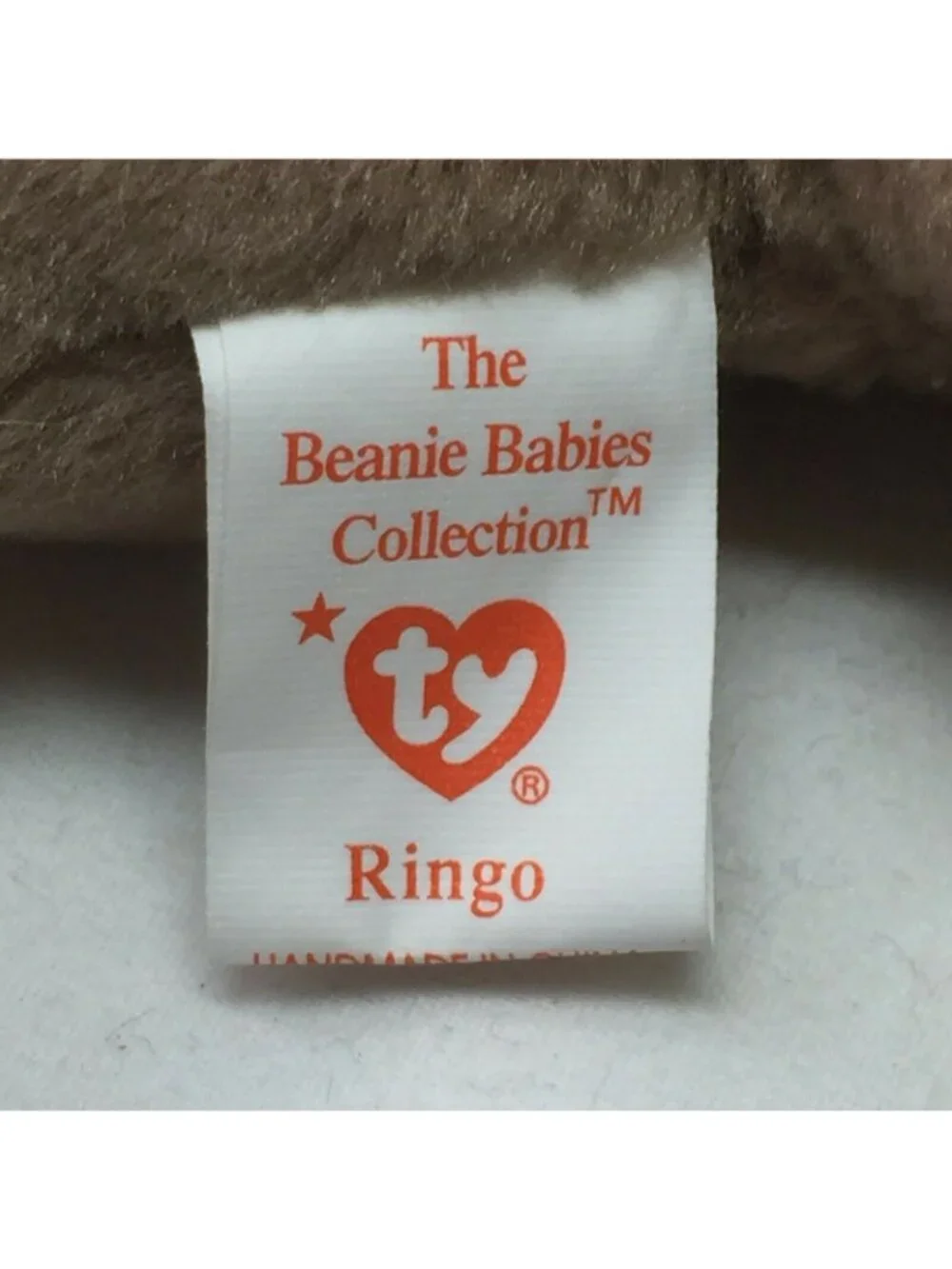 Ty Beanie Baby Ringo Ringtail Cat Plush Stuffed Animal Retired W Tag Jul 14 1995